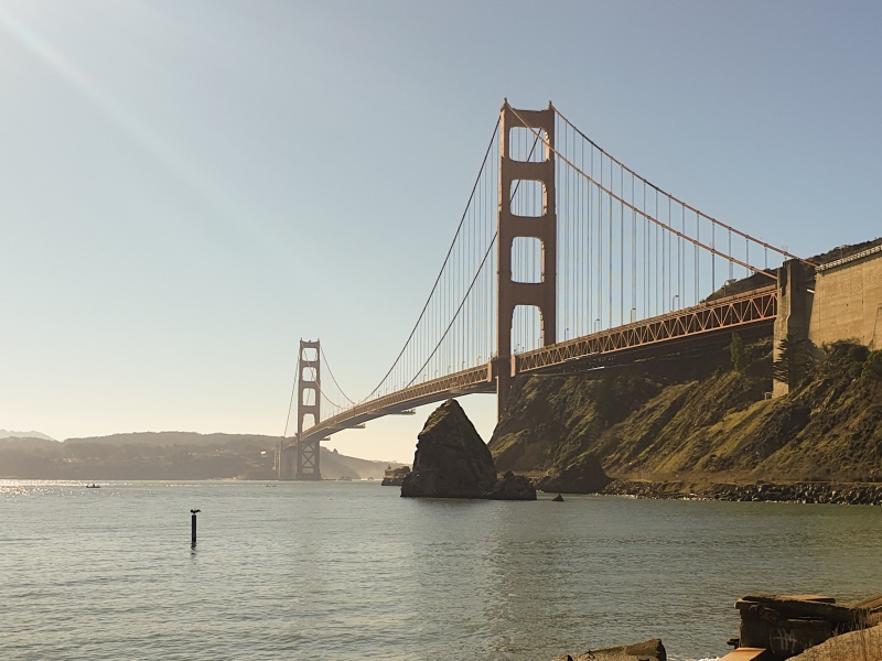 Golden Gate Bridge from Moore Road again