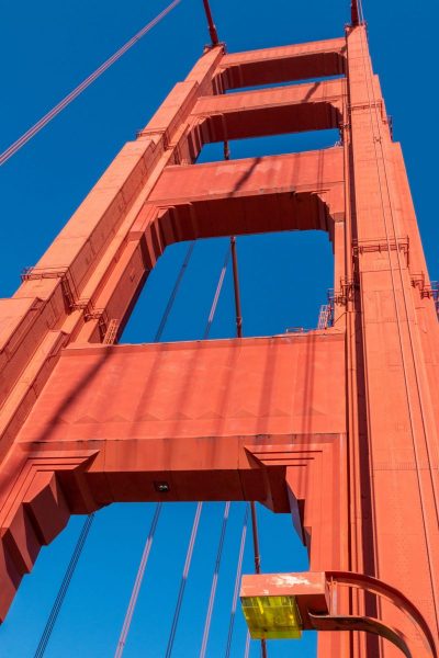 Bridge support up close