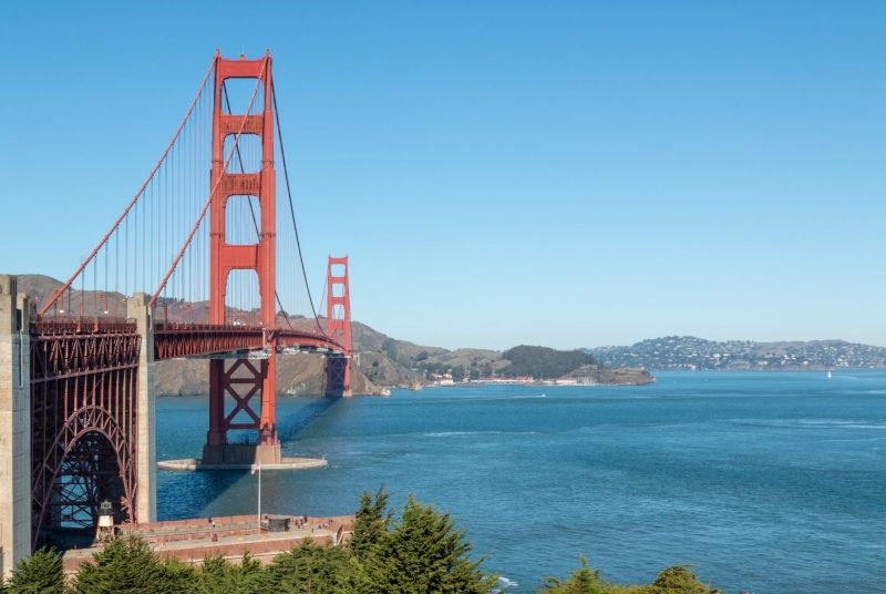 Golden Gate Bridge from southern end