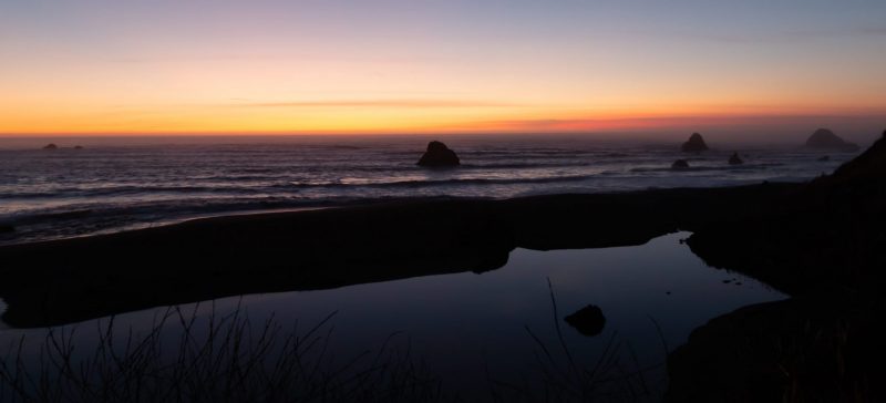 Sunset at North Salmon Creek