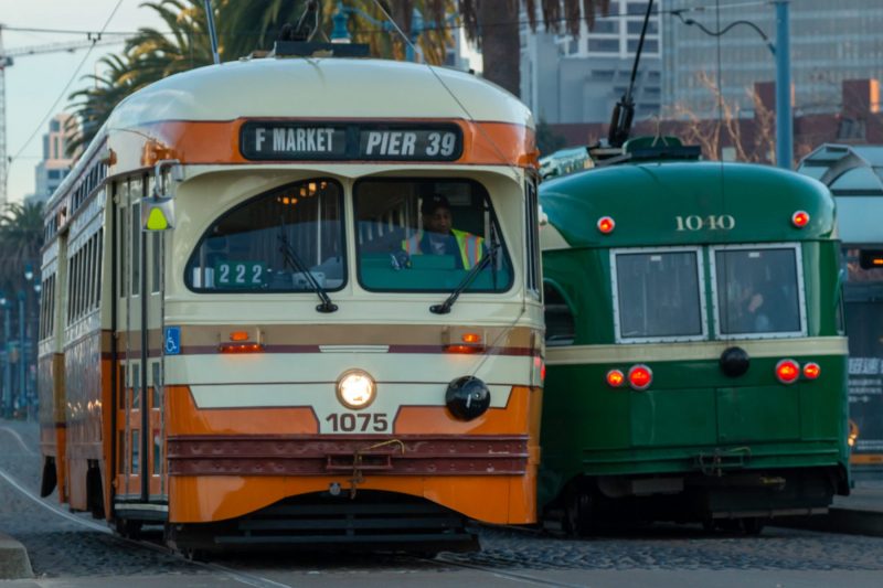 Streetcar on the Embarcadero