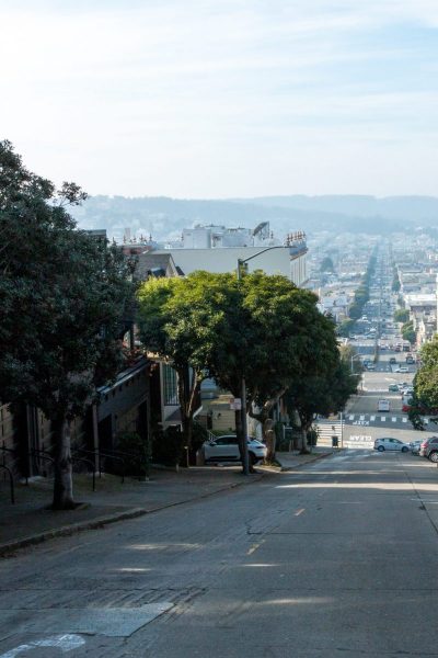 Looking west down Chestnut Street